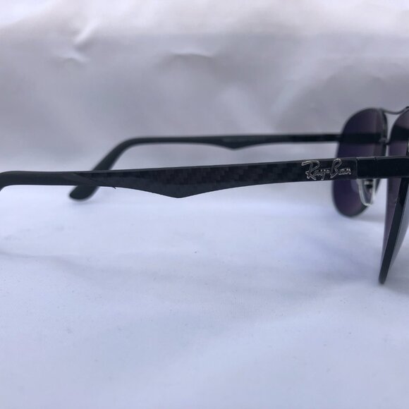 NEW RAY BAN RB8313 Carbon Authentic Sunglasses Polarized  61mm 100%UV From Italy - Picture 4 of 11
